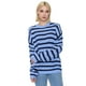 thumbnail image 1 of Sweater Mujer Fit Regular Azul/Rosa Corona, 1 of 5
