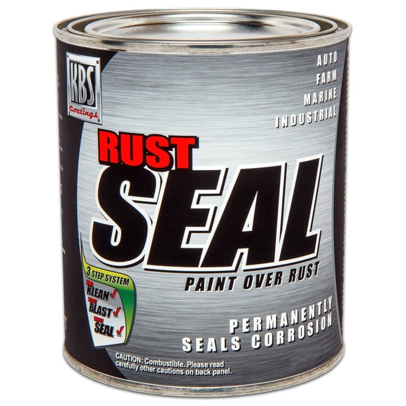 Revestimiento KBS Coatings Rustseal negro satinado, 1 litro, cubre 5 m²
