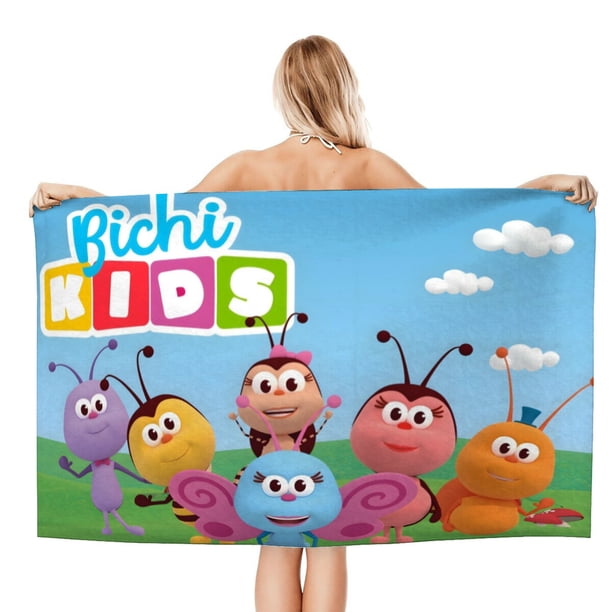 Bichikids Toalla de playa de secado rápido con diseño temático, regalo para mujeres y niñas, ideal para cumpleaños, fans, amantes de la música, uso en la playa o al aire libre, 78 × 180 cm