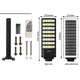 thumbnail image 2 of Foco Led Solar De Alta Potencia 2000w Alumbrado Público Ip66, 2 of 4