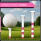 thumbnail image 5 of Golf Tees Double-D Golf Bamboo que apoyan el cáncer de mama, 5 of 6