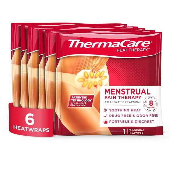 Almohadilla térmica ThermaCare Portable Menstrual 6 parches térmicos