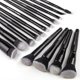 thumbnail image 5 of Set de pinceles de maquillaje ZOREYA 15 piezas de fibra sintética con estuche, 5 of 8