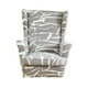 thumbnail image 1 of Antideslizante Funda Para Sillón Wingback Poliéster Moderno Elástico Impreso Para Dormitorio Gris Claro, 1 of 3
