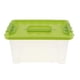 thumbnail image 3 of Caja de almacenamiento organizador portátil multifunción portátil contenedor verde, 3 of 5