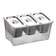 thumbnail image 3 of Carrito Para Condimentos Refrigerados, Compartimentos Extraíbles Para Bares, Tiendas De Té Con Leche, 3 Compartimentos, 3 of 5