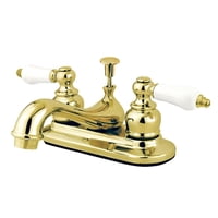 Grifo De Lavabo Kingston Brass Restoration, Juego Central De 4 Pulgadas