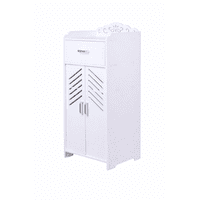 Baima - Mueble Organizador De Baño Con Cajón Y Puertas 74X30X30 Cm Blanco