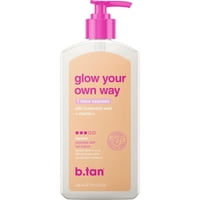 B.Tan Autobronceador Glow Your Own Way Express 1 Hora 236 Ml