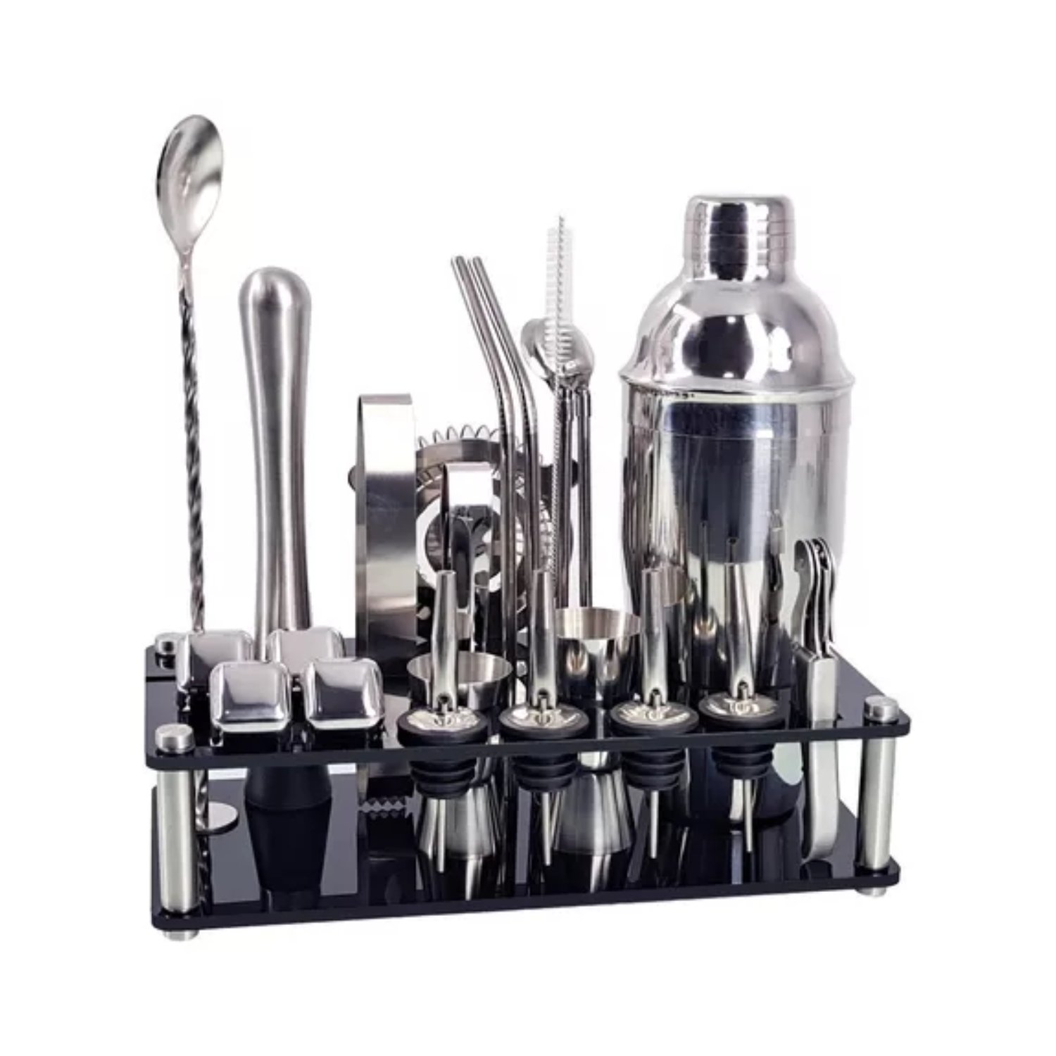 Importclick - Juego Coctelería Bar Pub 23 Piezas 750 Ml