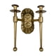thumbnail image 1 of Candelabro De Pared De Hierro Para Colgar En La Pared, Candelabro Decorativo Para Chimenea, 26 X 32 Cm, Para 2 Velas, 1 of 5
