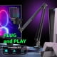 thumbnail image 5 of Micrófono para juegos IXTECH con Boom Arm para PC Podcast, 5 of 9