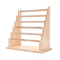 Magideal - Estante De Exhibición Para Relojes, Soporte Para Pendientes, Estante De Almacenamiento, Colgante, Soporte Para Presentación De Joyería Escalonado, Sop 34X20X36Cm Completo Plano