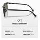 thumbnail image 4 of Gafas de sol Ray‑Ban RB4435 rectangulares negro/verde – Kit, 4 of 7