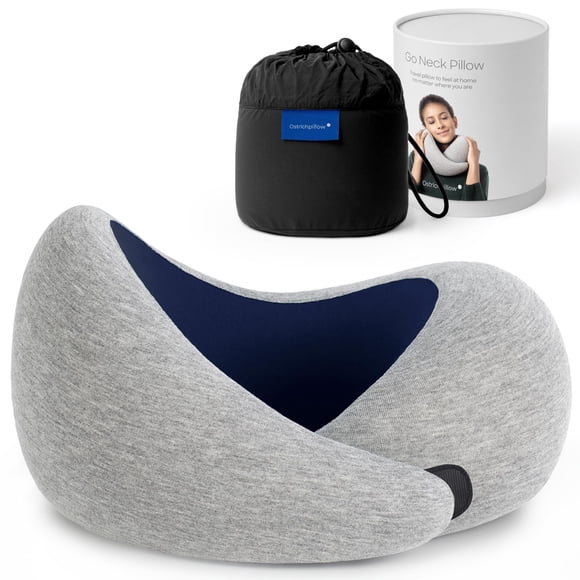 Almohada cervical OSTRICH PILLOW Go Premium Memory Foam Travel