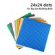 thumbnail image 2 of Placa Base Compatible Con Bloques 24 X 24 Puntos Azul, 2 of 4