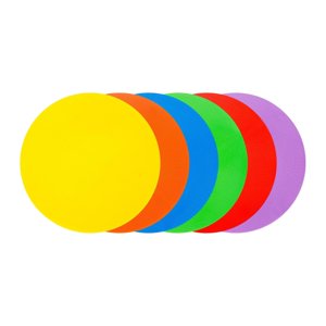 Ioensy - Marcadores De Puntos De Entrenamiento De 9 Pulgadas, Conos Planos Para Práctica De Baloncesto, Fútbol Y Baile, 6 Unidades