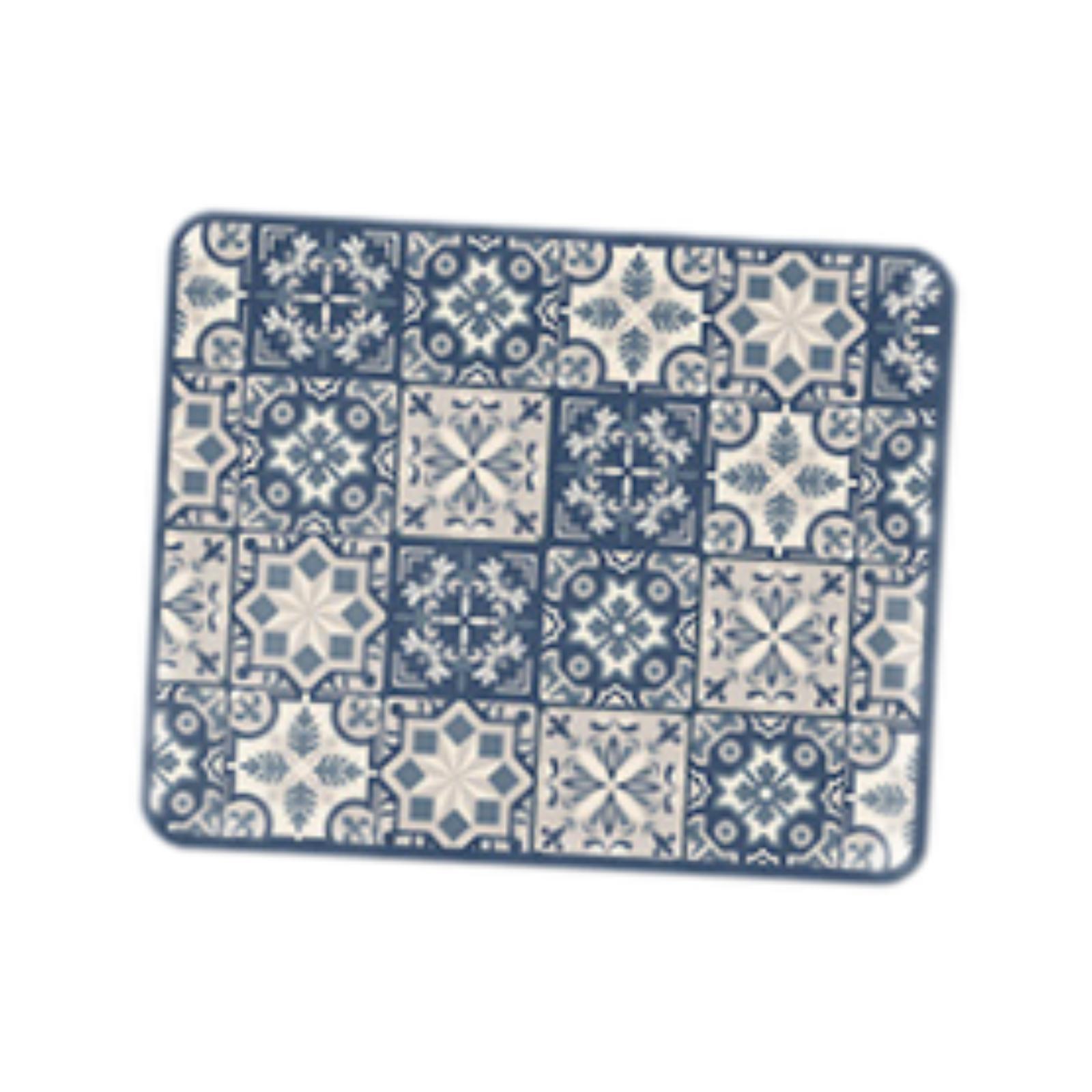 Bothyi - Estera De Secado De Platos, Almohadilla De Drenaje Absorbente De Cocina De Secado Rápido Para Barra De Mostrador Del Hogar, Azul Oscuro