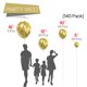 thumbnail image 2 of Balloon PartyWoo Metallic Gold, 140 unidades, diferentes tamaños, 2 of 6