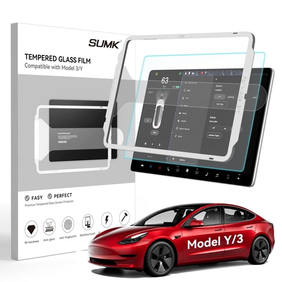 Protector De Pantalla De Vidrio Templado Para Auto Model Y 3