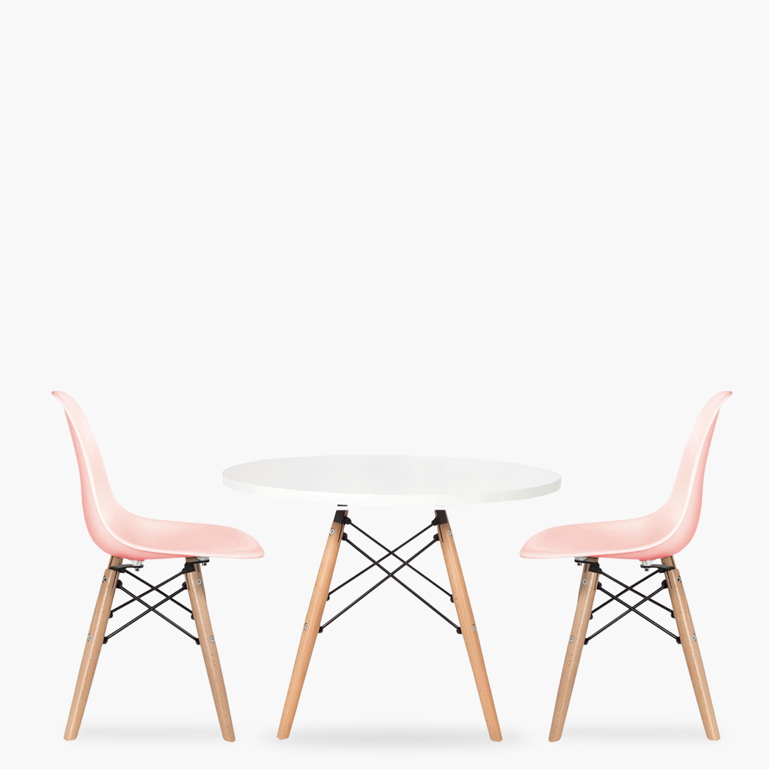 Form Design - Pack Kids 1 Mesa 2 Sillas Dsw Rosado