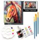 thumbnail image 2 of Kit de pintura acrílica DIY Caballo Radiante Painting4Real de 9 piezas, 2 of 9