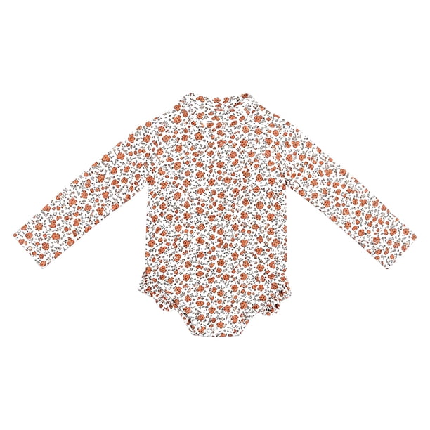 Traje de Baño Niña Manga Larga UPF50+ Magnolia MamboKids 3 a 4 años