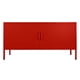 thumbnail image 1 of TV Rack 2 puertas y repisa ajustable interior - Rojo Guinda, 1 of 3