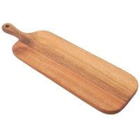 Bothyi - Tabla De Cortar De Paleta, Bandeja Para Servir, Tabla De Cortar De Madera Para Carne, Frutas, Camping, 40Cm X 12,5 Cm