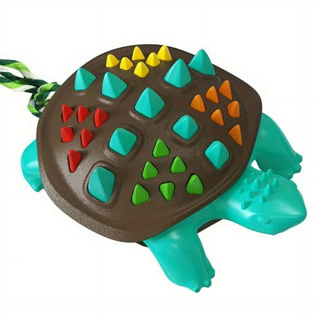 Colorful Alligator Turtle Toy Dog Chew Toy Dog Molar Toy Knot Dog Teeth Cleaning Interactive Dog Toy