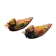 thumbnail image 1 of Escultura De Adornos De Pato Mandarín Pintado, 2 Piezas, Para Estante De Escritorio Y Dormitorio, 1 of 3