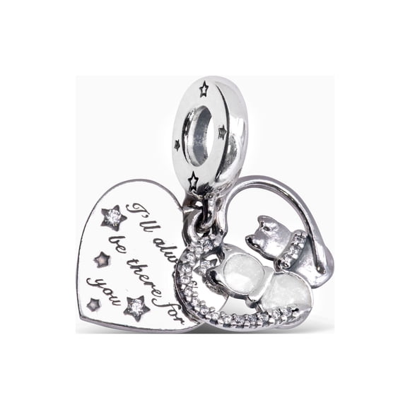 Dangle Charm Pandora Cats & Hearts