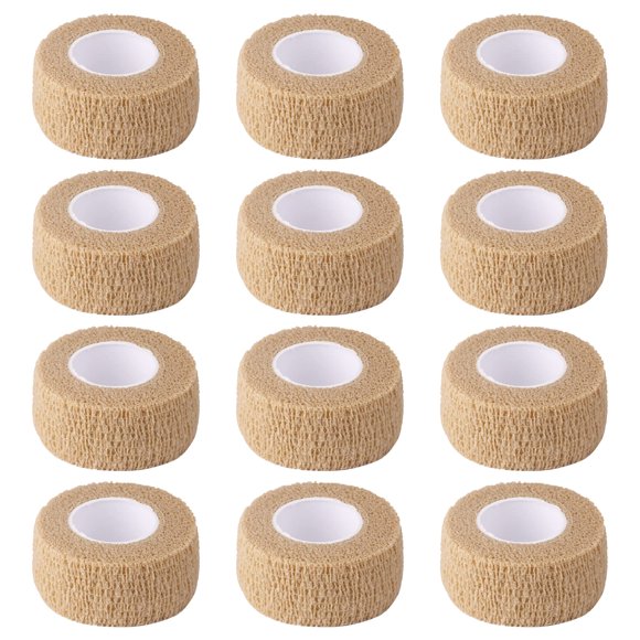 Vendaje JIAKAI 2,5 cm × 4,5 m – Pack de 12 autoadherente