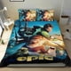thumbnail image 1 of Épica Conjunto de sábanas temático, trío de piezas, cómodo y amigable con la piel, diseño único, regalo de decoración para el hogar para familiares, amigos y fans,173cm *218cm, 1 of 6