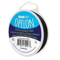 Cable De Rosca The Beadsmith Opelon, 0,7 Mm, Negro, 25 M