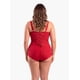 thumbnail image 5 of Traje de baño reductor estilo corset ajustable rojo Talla M, 5 of 7