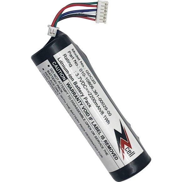 Batería de repuesto ZZcell Garmin DC20 DC30 DC40 2200 mAh