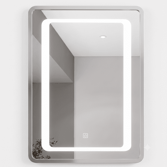 Espejo 70x50 Rectangular luz Led Contorno