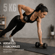 thumbnail image 4 of Set X2 Mancuernas Hexagonales PVC EOLAND 5 Kg Cada Una Pesas Fijas Ejercicio Fitness Gimnasio Casa Entrenamiento Musculacion, 4 of 8