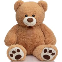 Oso De Peluche Gigante De Peluche Hollyhome De 90 Cm Con Huellas