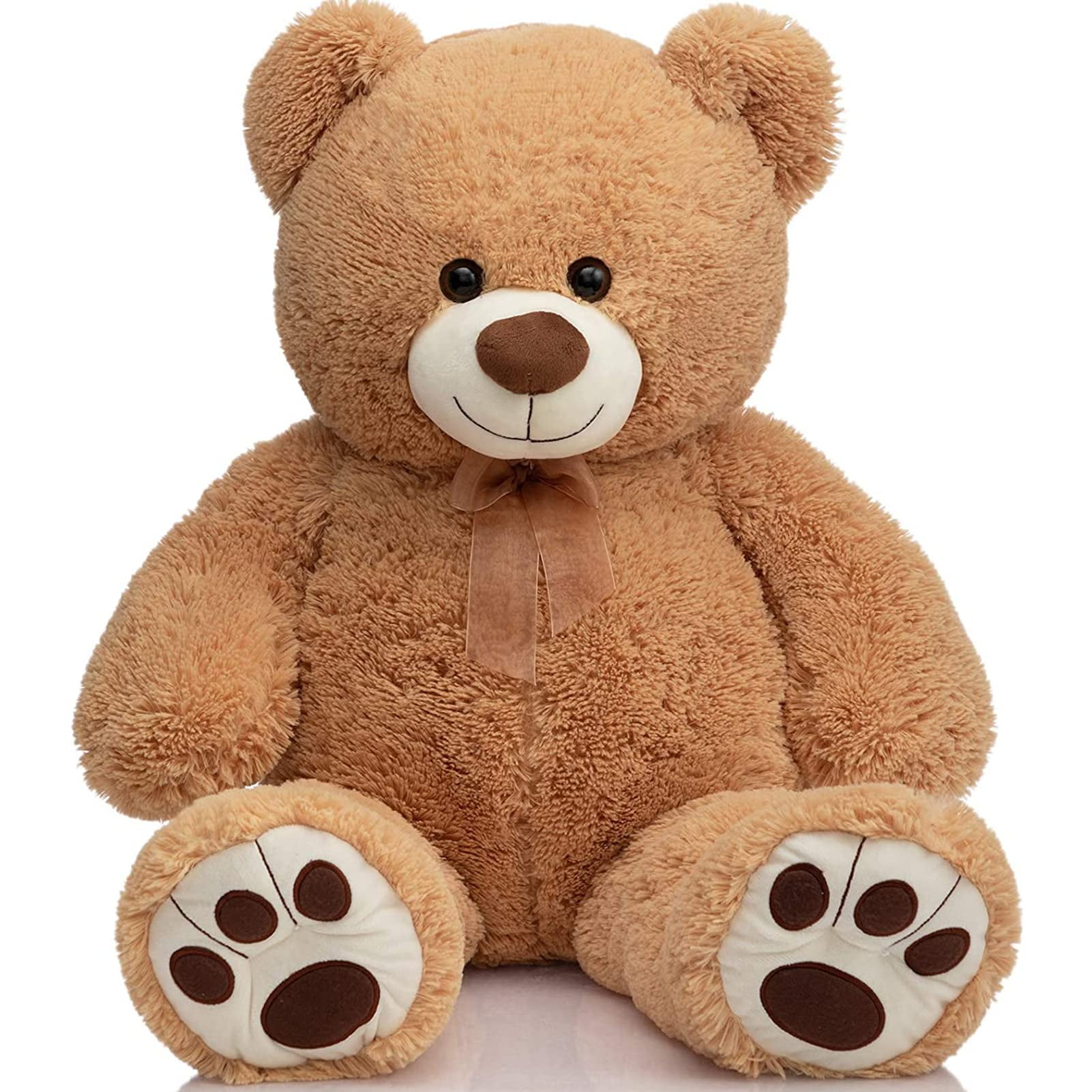 Oso De Peluche Gigante De Peluche Hollyhome De 90 Cm Con Huellas