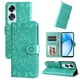 thumbnail image 5 of Funda tipo cartera FOXDOCK para OPPO A60 4G , diseño girasol en relieve, cuero PU, cierre magnético, soporte y tarjetero, 5 of 5