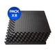 thumbnail image 1 of Tatami 1.2 cm grosor x 62 x 62 cm Negro Pack 8x Unidades, 1 of 5
