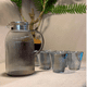 thumbnail image 3 of Juego de Jarra De Vidrio Elegante Con Tapa De Acero Inoxidable y 6 vasos, 3 of 4
