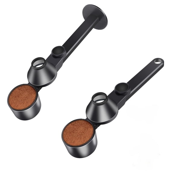 Cuchara medidora y embudo para café 2 cucharadas con tamper de 51 mm Zsdoue