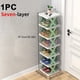 thumbnail image 1 of 1pc Stackable Shoe Rack for Small Spaces - Easy to Assemble and Organize Your Footwear, 1 of 3