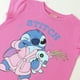 thumbnail image 3 of Pijama Manga Corta Niña Rosado Bata Lilo & Stitch Disney, 3 of 4