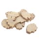 thumbnail image 3 of 10pcs forma de flor trozos de madera trozos de troncos para adornos de boda de navidad, 3 of 5