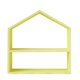 thumbnail image 3 of Soporte para cupcakes Herramientas de pastel Ornamento de casa de madera Amarillo sin base, 3 of 5