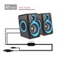 thumbnail image 5 of Altavoces para computadora RECCAZR SP2040 Surround USB con cable azul, 5 of 9